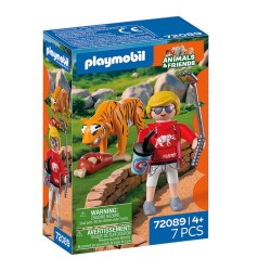 ZOO TIGRE Y VISITANTE