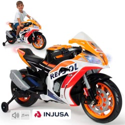 MOTO HONDA REPSOL 12V LUCES SO