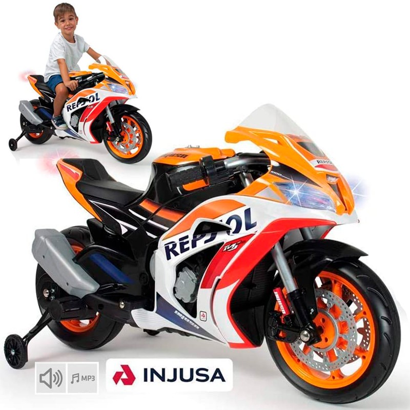 MOTO HONDA REPSOL 12V LUCES SO