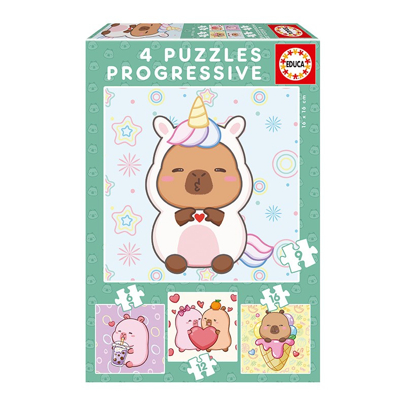 PUZZLES PROGRESIVOS CAPYBARAS