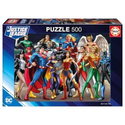 PUZZLE 500P JUSTICE LEAGUE DC