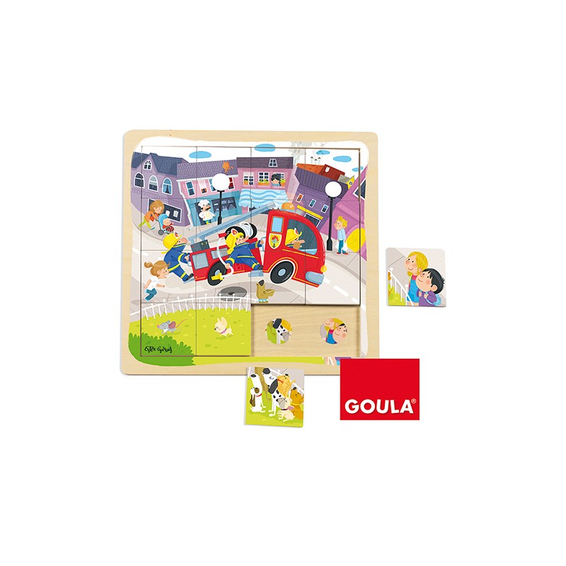 PUZZLE CAMION  DE BOMBEROS (28