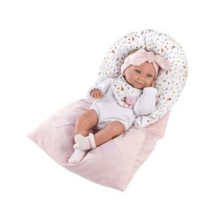 MUÑECA TINA RN SAQUITO ROSA 40