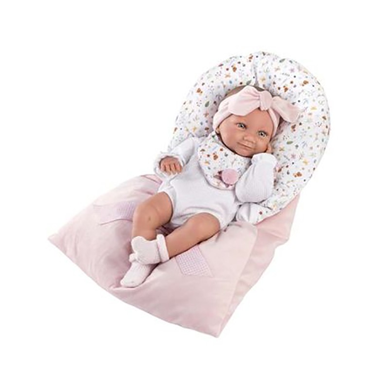 MUÑECA TINA RN SAQUITO ROSA 40