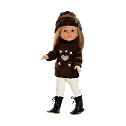 MUÑECA 36 CM CARLOTA WITH SWAR