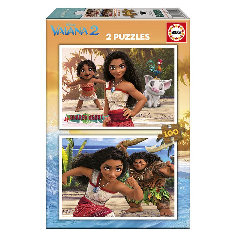 PUZZLE 2x100P VAIANA 2