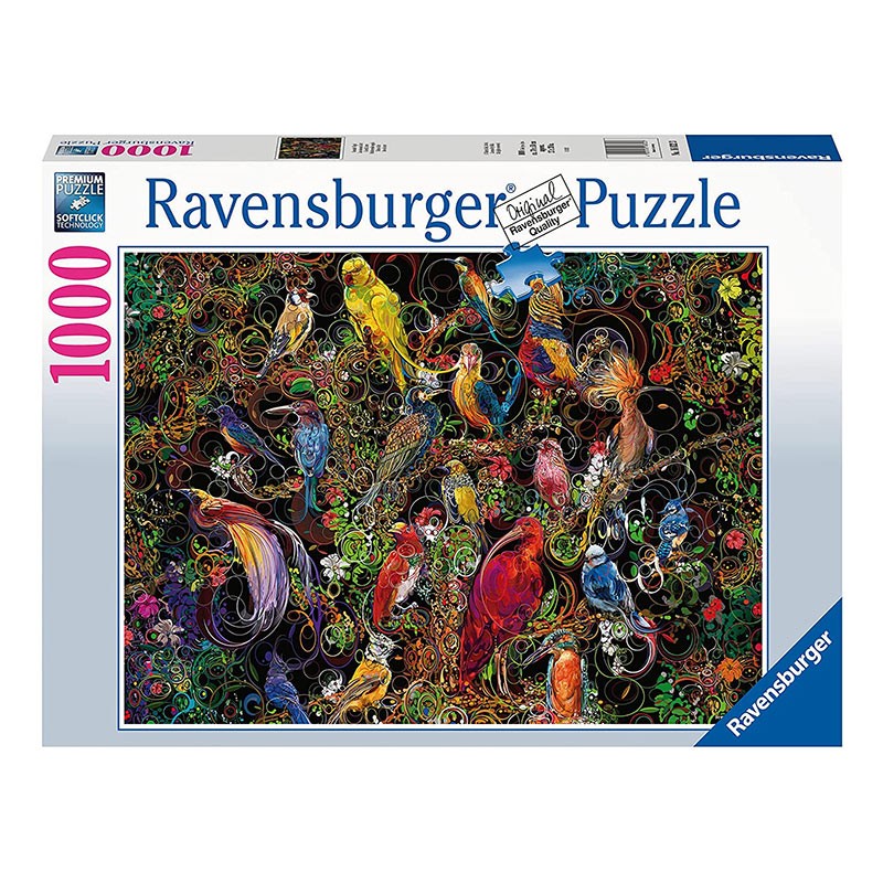 PUZZLE 1000P AVES DE ARTE