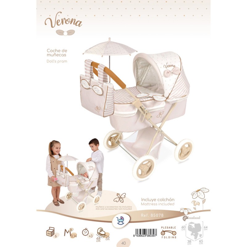 VERONA COCHE DE MUÑECA PLEGABL