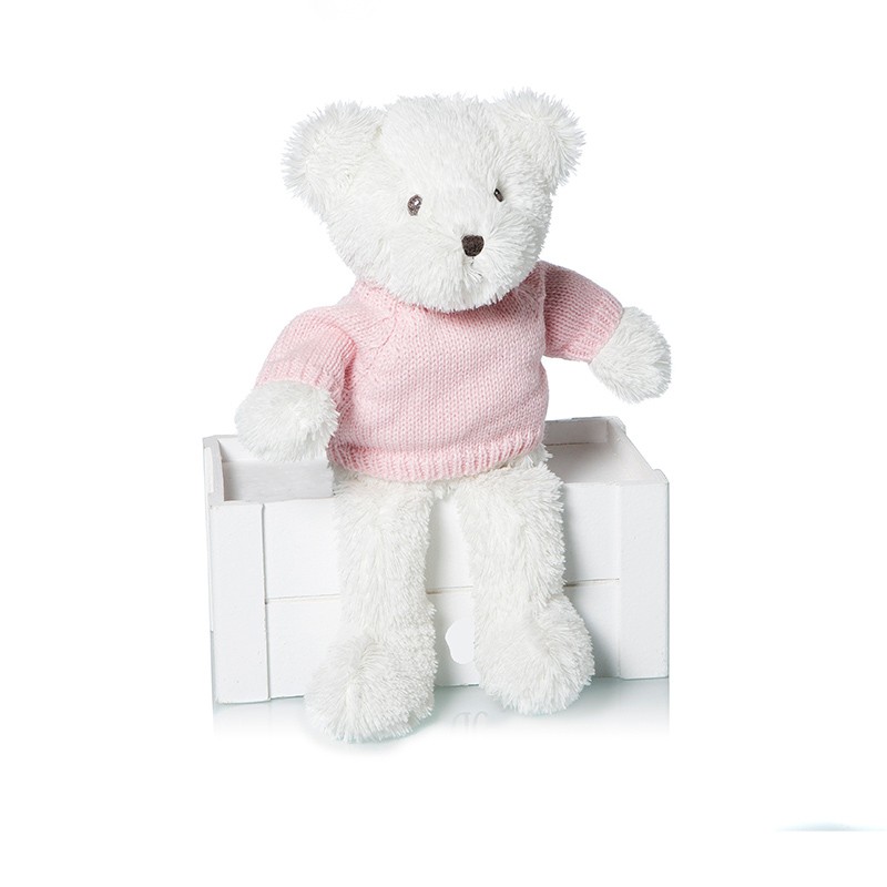 PELUCHE OSO TEDDY BLANCO CON J