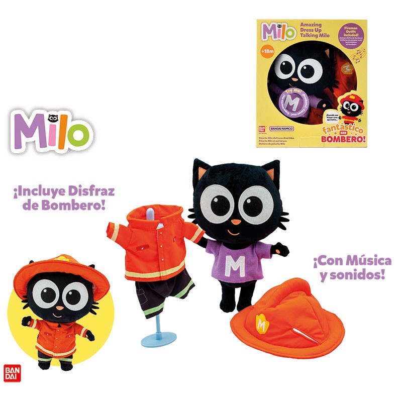 MILO PELUCHE MUSICAL DISFRACES