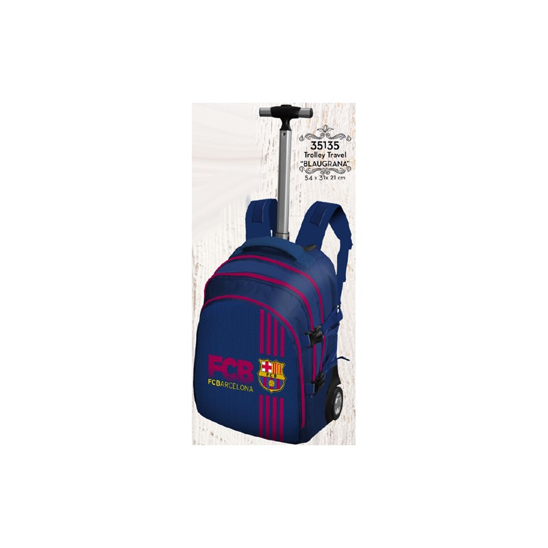 FCB MOCHILA TROLLEY TRAVEL BLA