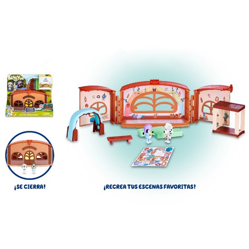 BLUEY COLEGIO PLAYSET