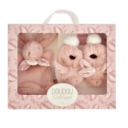 DOUDOU CONJUNTO DE PANTUFLAS Y