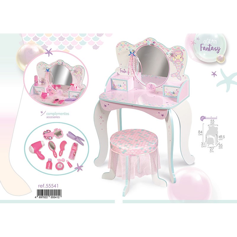 OCEAN TOCADOR DE MADERA CON TA