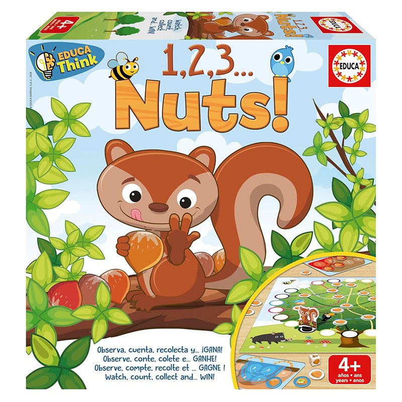 JUEGO MESA 1 2 3 NUTS