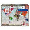 PUZZLE 150P BANDERAS DEL MUNDO