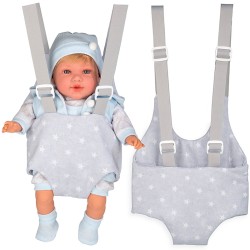 PORTABEBE REGULABLE, GRIS