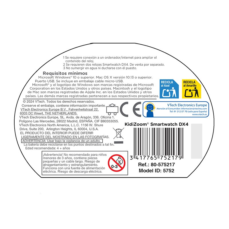 KIDIZOOM SMARTWATCH DX4 FRAMBU