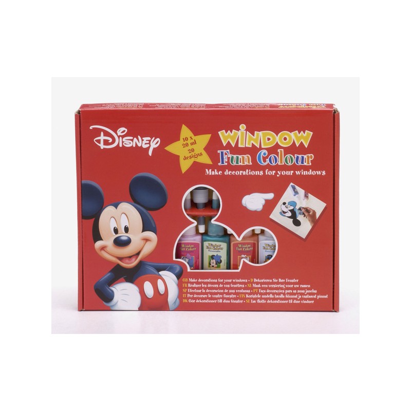 10 BOT. PINT. CRISTAL DISNEY