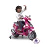 MOTO SCOOTER DUO GIRL 6V CASCO