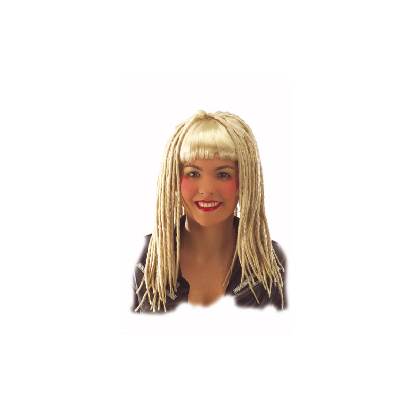 PELUCA AFRO TRENZAS RUBIA