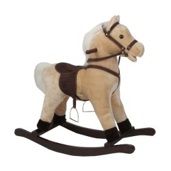 CABALLO BEIGE MOVIMIENTO BOCA