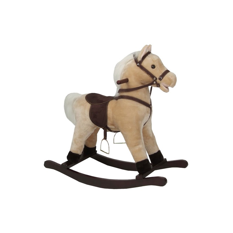 CABALLO BEIGE MOVIMIENTO BOCA