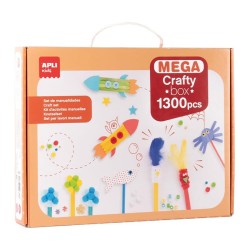 MEGA SET MANUALIDADES 1.300 PZAS