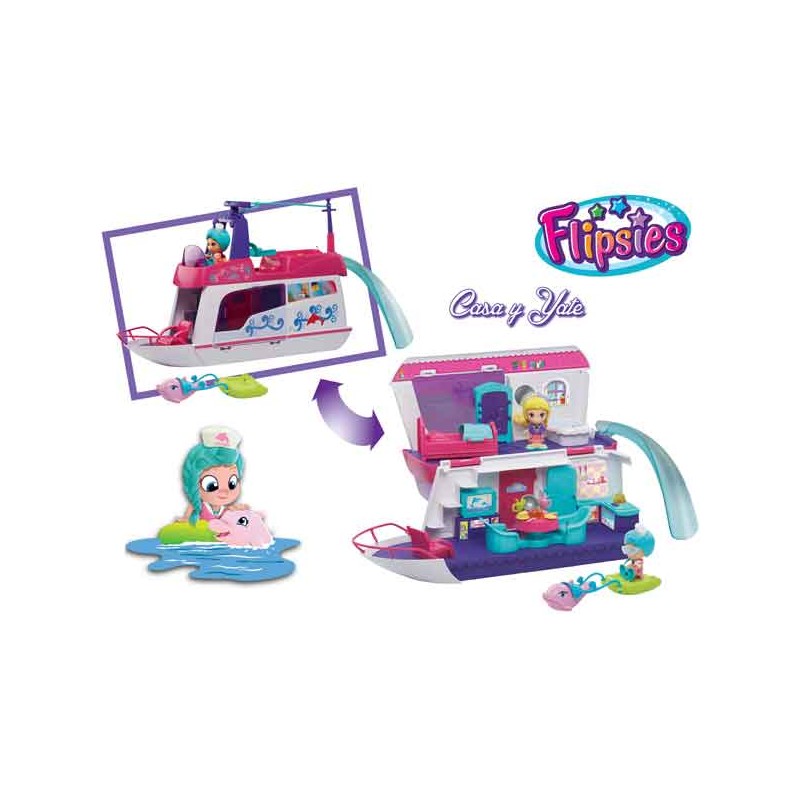 FLIPSIES SANDY CON CASA Y YATE