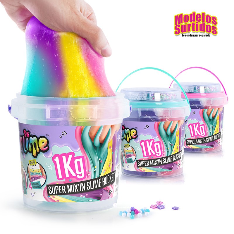 SLIME SUPER BUCKET WITH DECORA