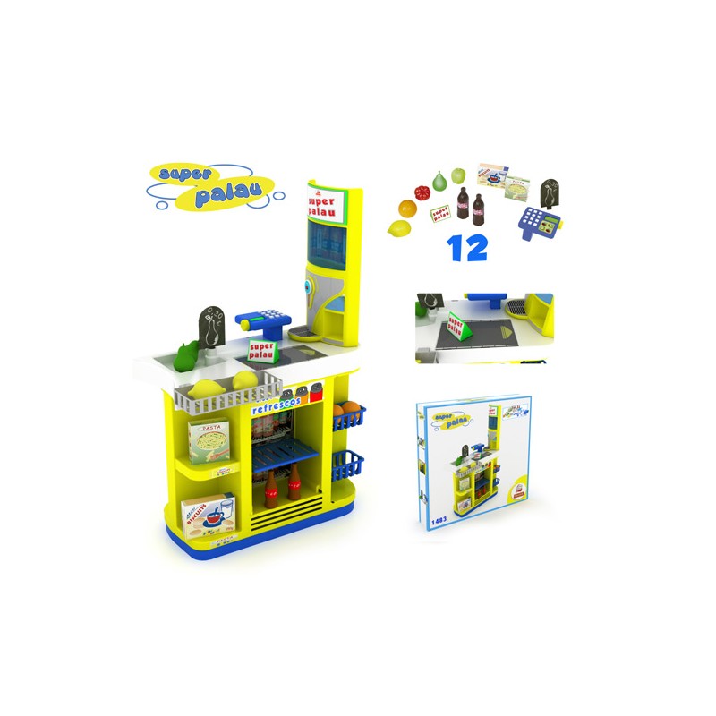 SUPER MARKET CON 12 ACCESORIOS
