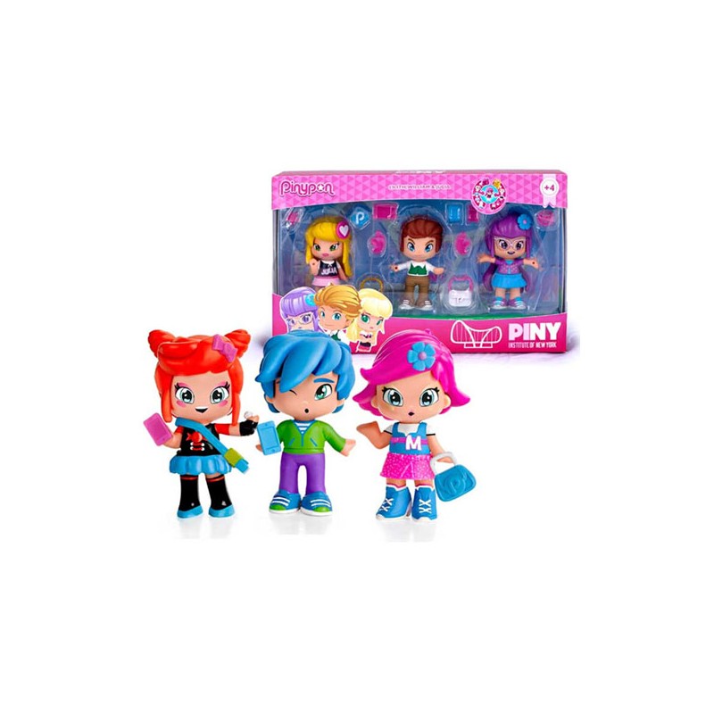 PINYPON BY PINY PACK 3 FIGURAS