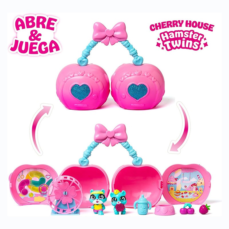 CHERRY PETS CHERRY HOUSES HAMSTER TWINS
