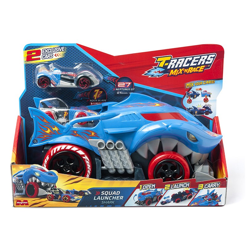 T-RACERS PLAYSET SHARK SQUAD L