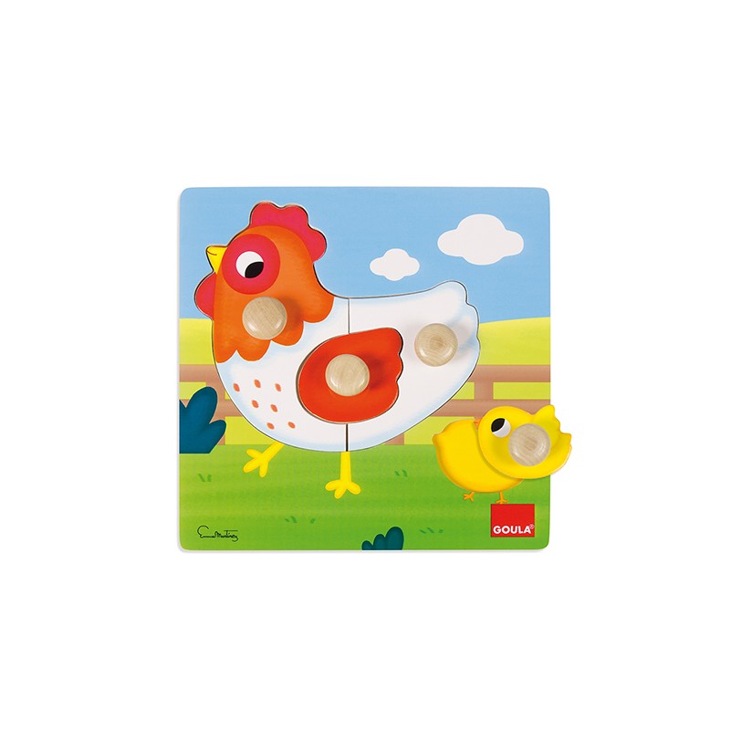 GOULA PUZZLE GALLINA (22 X 22C