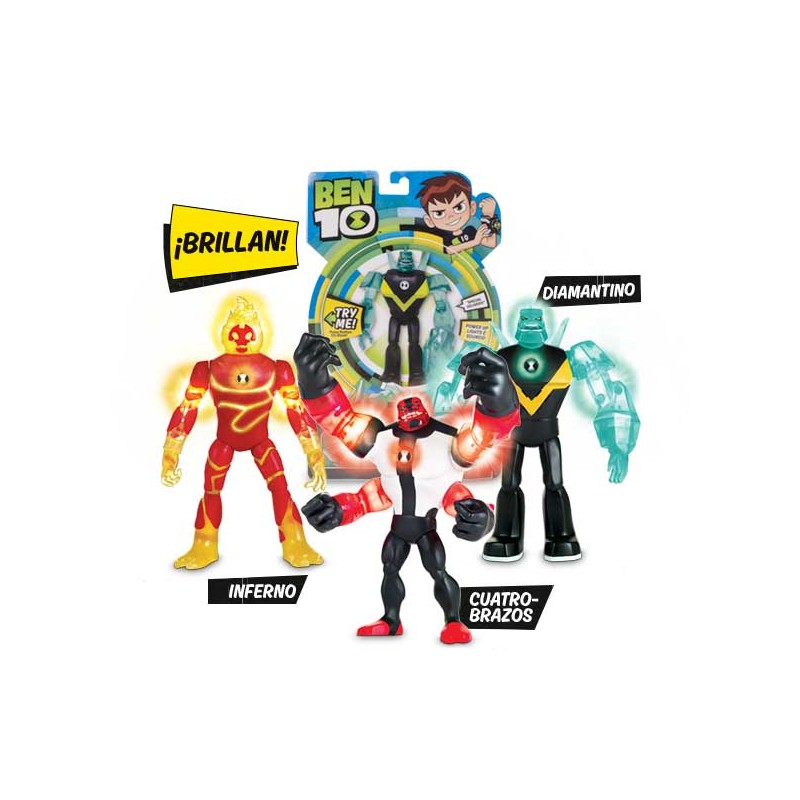 BEN 10 FIGURAS DELUXE LUZ Y SO