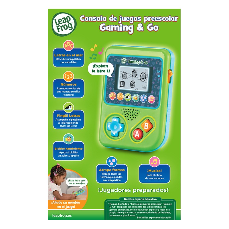CONSOLA DE JUEGOS PREESCOLAR G