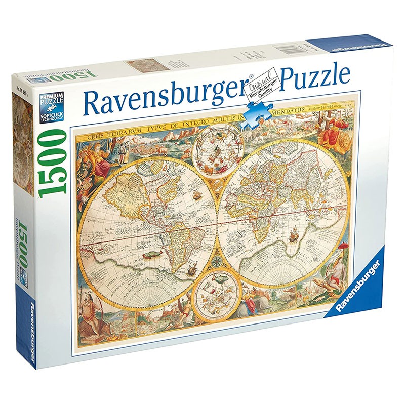 PUZZLE 1500P MAPAMUNDI HISTORI