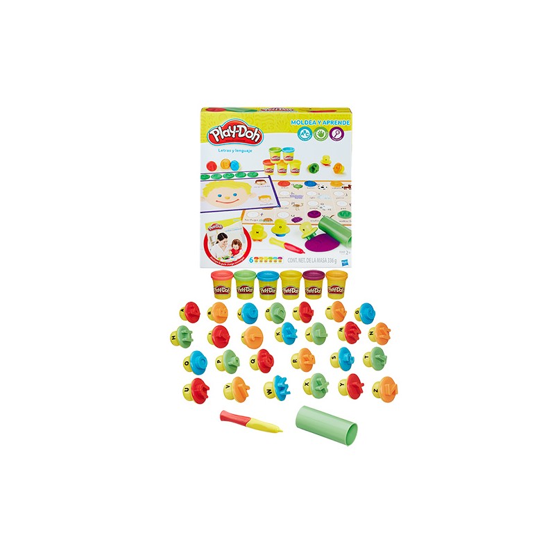 PLAYDOH APRENDE LETRAS Y LENGU