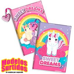SWEET DREAMS DIARIO PVC+ GLITT