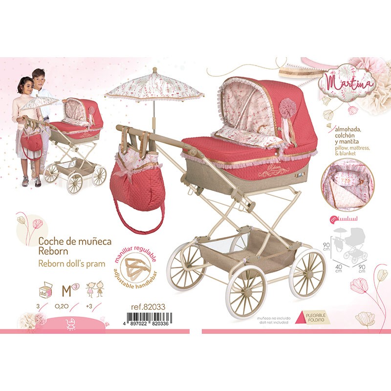 MARTINA COCHE DE MUÑECA REBORN