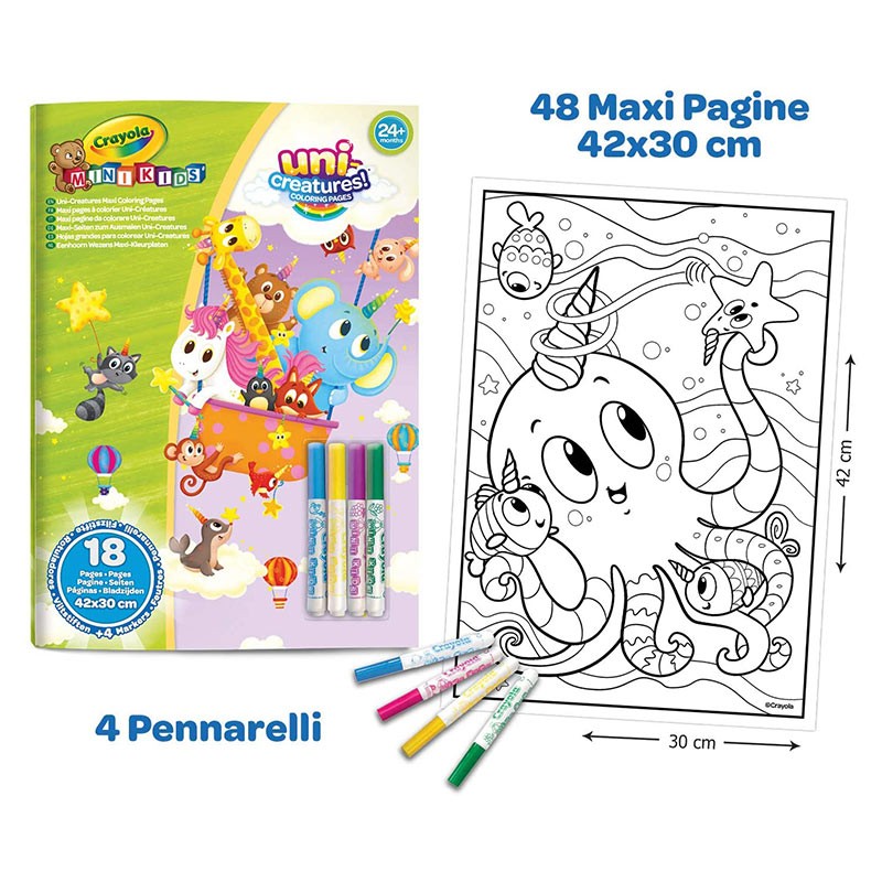 LIBRO GIGANTE CON 4 ROTULADORE