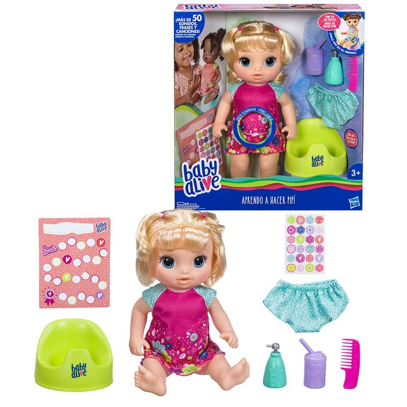 BABY ALIVE APRENDO A HACER PIP