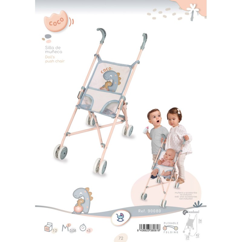 COCO SILLA DE MUÑECA PLEGABLE