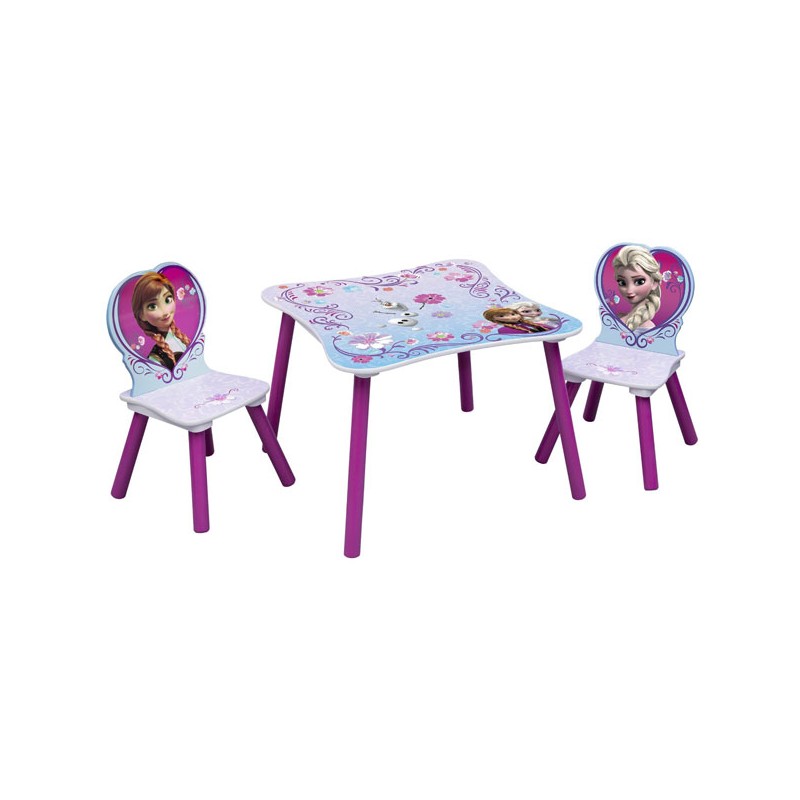 MESA CUADRADA Y 2 SILLAS FROZE