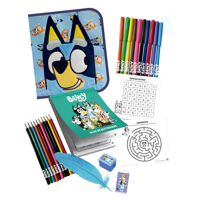 BLUEY ESTUCHE FLUFFY