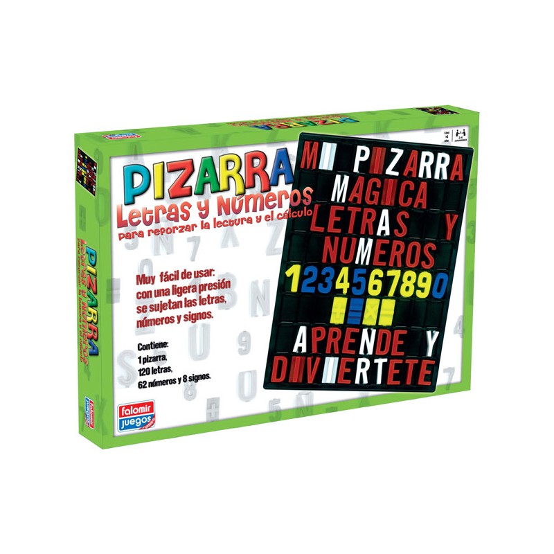 PIZARRA LETRAS Y NUMEROS