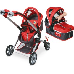 CITY COCHE Y SILLA MUÑECA 3X1