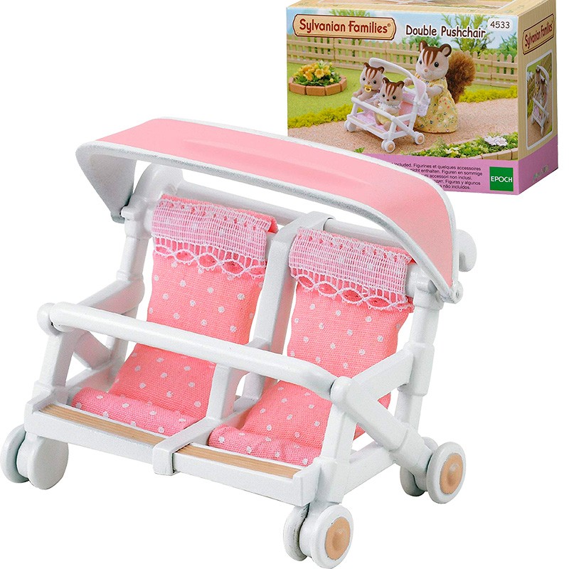 SYLVANIAN CARRITO DOBLE DE BEB