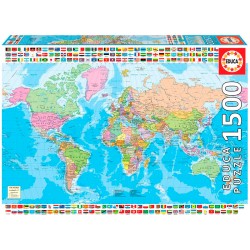 PUZZLE 1500P MAPAMUNDI POLITIC